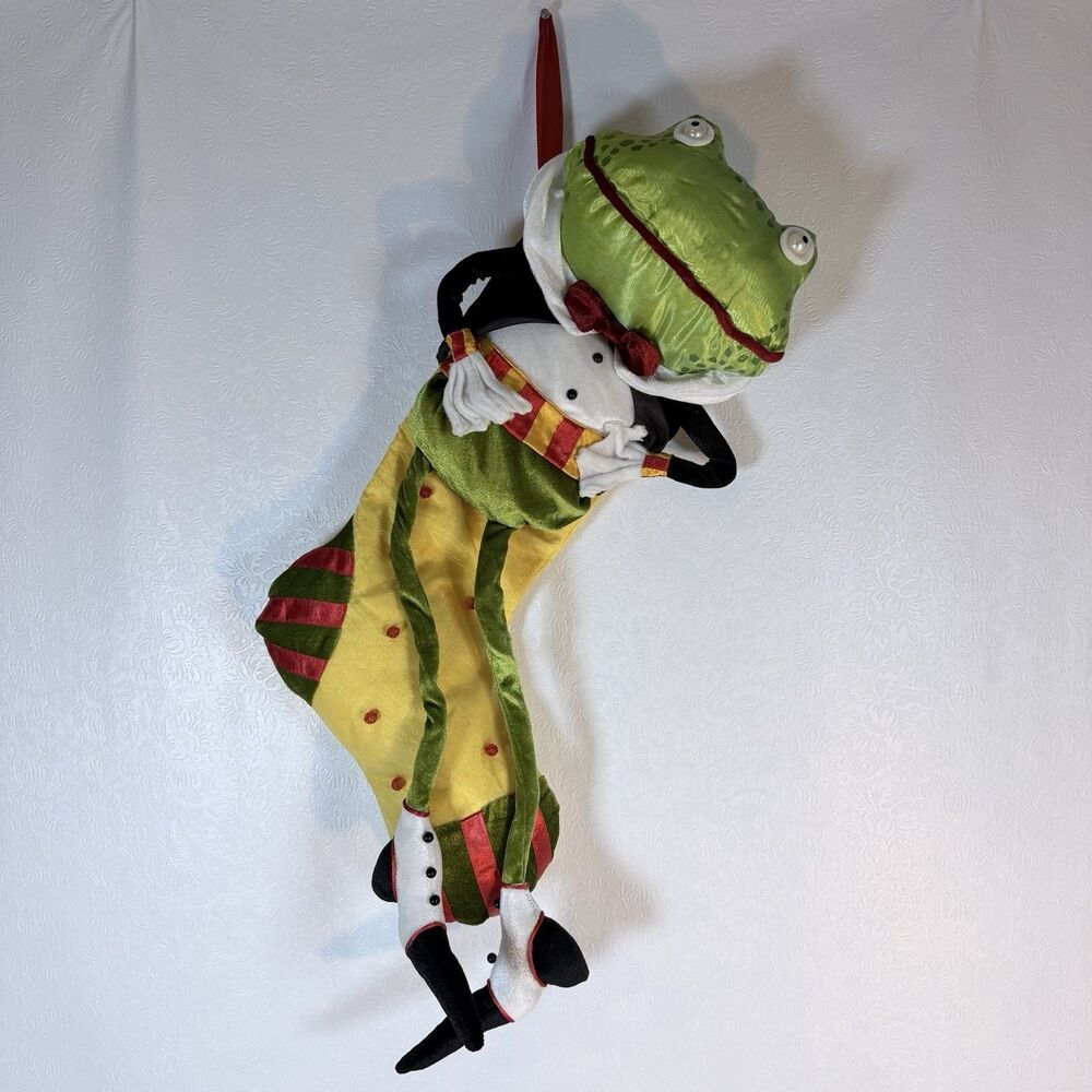 Department Dept 56 Frog Christmas Stocking